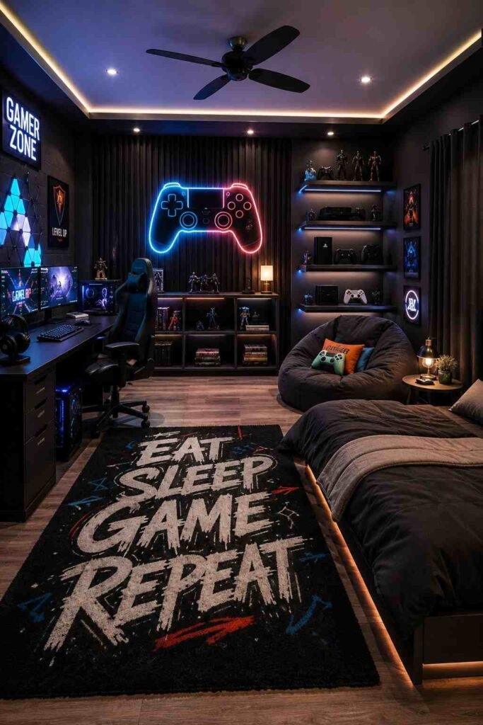 11 boys gaming bedroom ideas dream setup inspiration